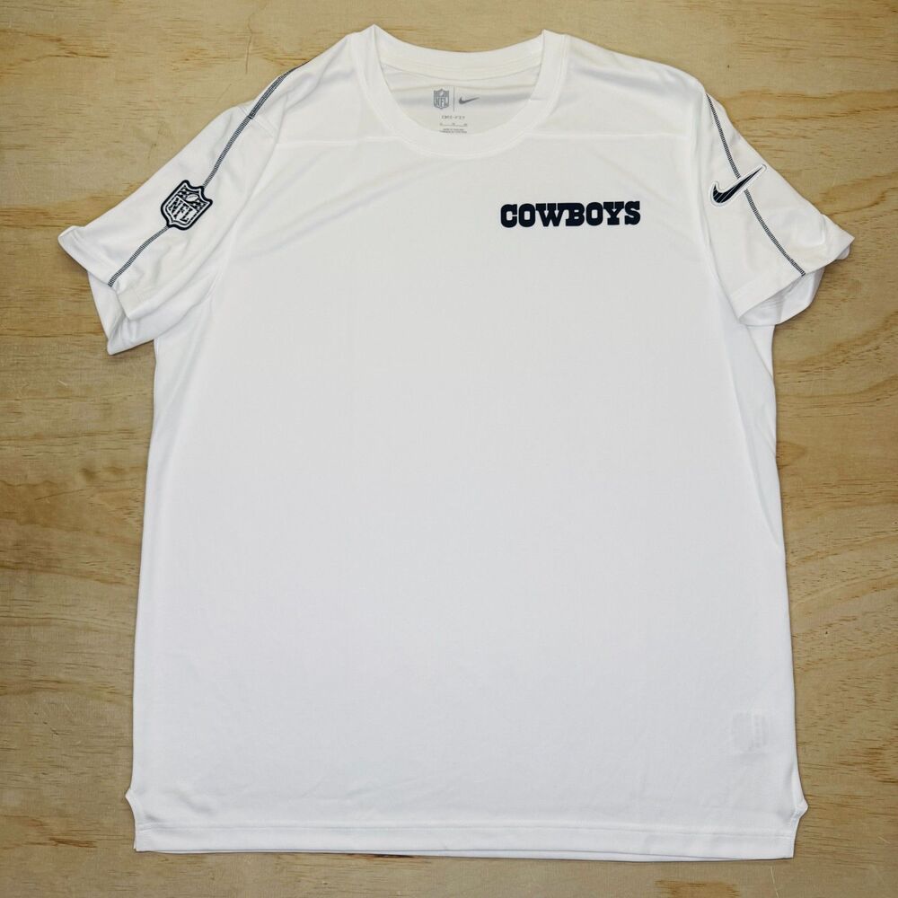 NWOT Dallas Cowboys Nike 2024 Sideline Coach Mens Dri-FIT Short Sleeve Shirt XL
